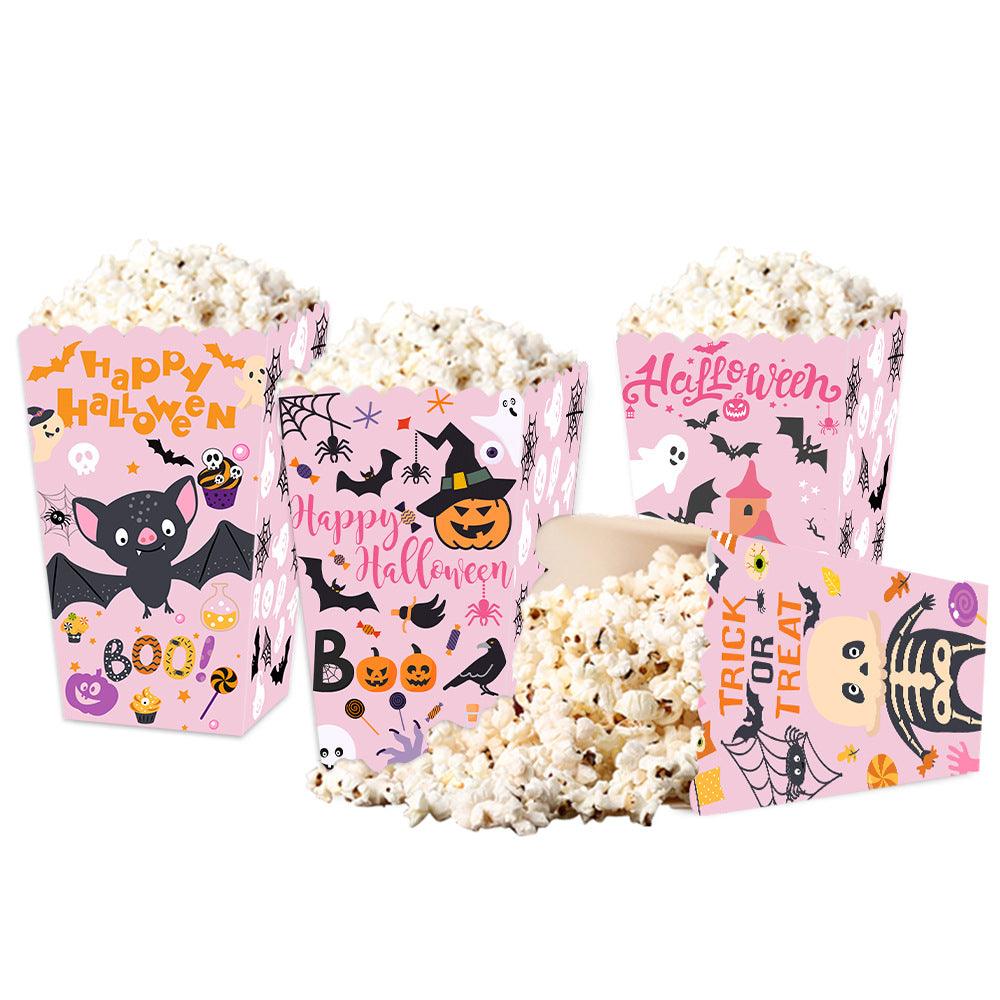 Lot de 4 boîtes à pop-corn Halloween Lighteme