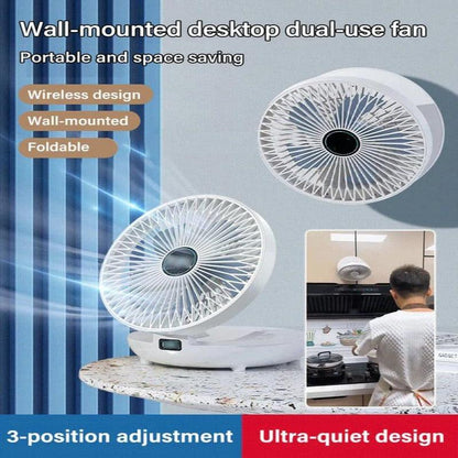 Lighteme Haushaltsventilator mit doppeltem Verwendungszweck und LED-Licht