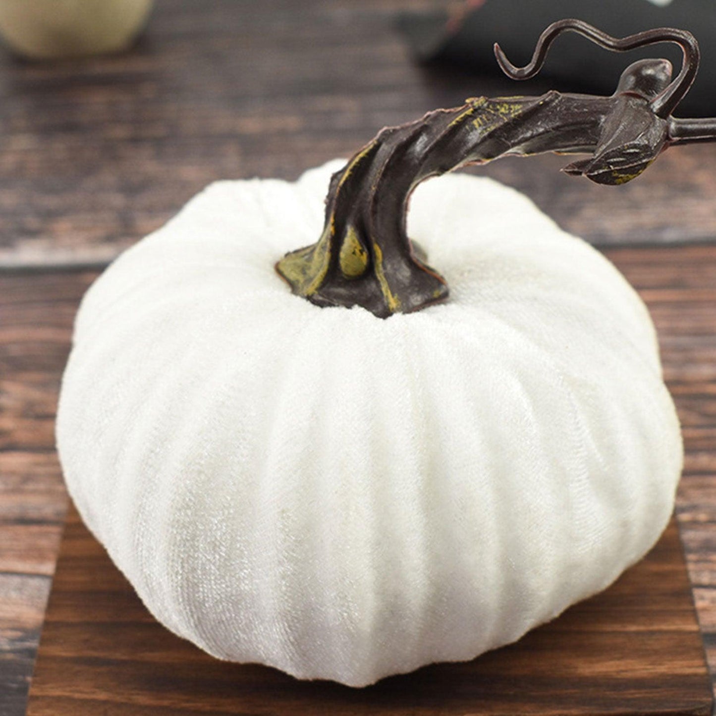 Mini citrouilles d'Halloween en velours Lighteme