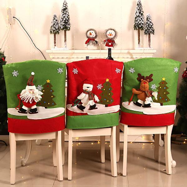 Housse de chaise de Noël Lighteme