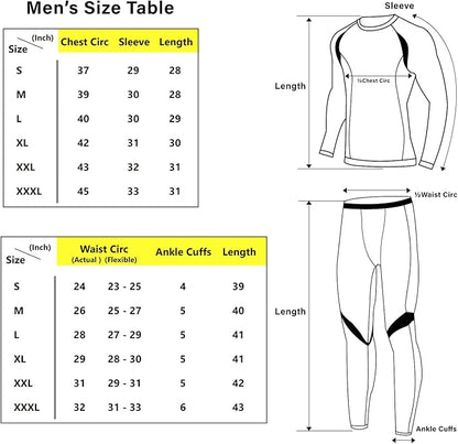 Ensemble de sous-vêtements thermiques tactiques camouflage pour hommes Lighteme