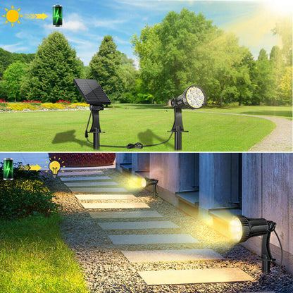 Lighteme LED 100-Lumen Solarstrahler 2er-Pack