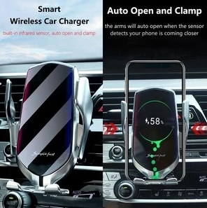 Ihrtrade Wireless Automatic Sensor Car Phone Holder and Charger