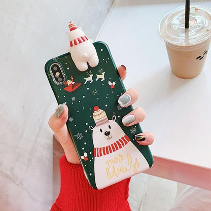 Lighteme Couple's Christmas - Theme Protection Case for iPhone (2 Pcs)