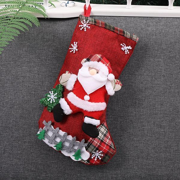 Sacs cadeaux et bonbons Lighteme pour bas de Noël (4 pièces)