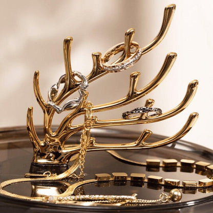 Boîte de rangement pour bijoux en forme de cygne Lighteme - Organisez vos bijoux avec style !
