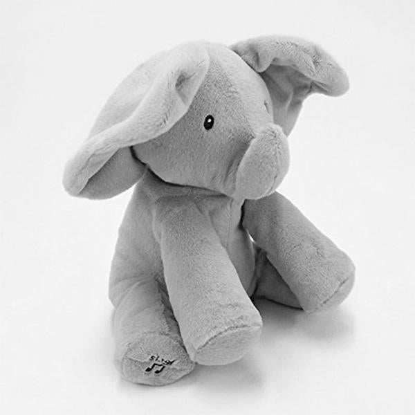 Lighteme Baby animiertes, flauschiges Elefanten-Plüschtier