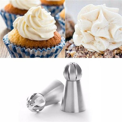 Lighteme Kuchendekor-Spritztüllen-Set, 9 Stück