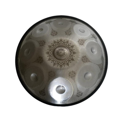 Personnalisé Fait main Fleurs de Datura 22 pouces 9/10/12 notes en Acier Inoxydable Handpan Drums, E La Sirena Hang Drum