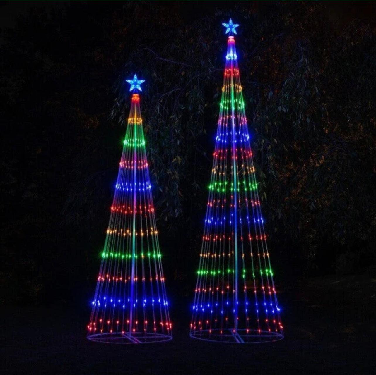 Lighteme Weihnachtsbaum-Lichtshow 