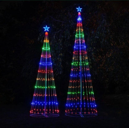 Lighteme Weihnachtsbaum-Lichtshow 