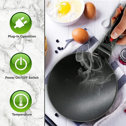 Crêpière magique Lighteme + bol et fouet à œufs GRATUITS