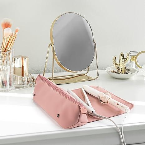 Lighteme Reisetasche für Haarwerkzeuge mit hitzebeständiger Matte