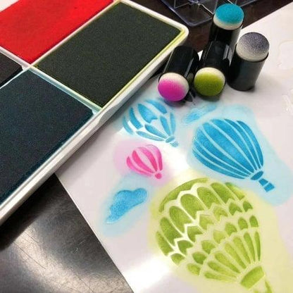 Lighteme DIY-Schwamm-Fingermalset – 20 Farben enthalten