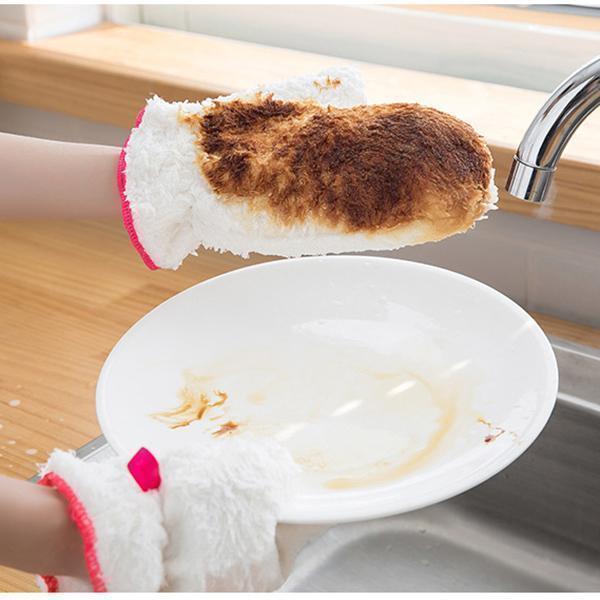 Lighteme Bamboo Fiber Dishwashing Gloves