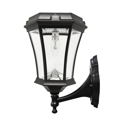 Lighteme Solar-Laternenpfahlleuchten – Solarlampe mit Glühbirne – 3-Wege-Montierung
