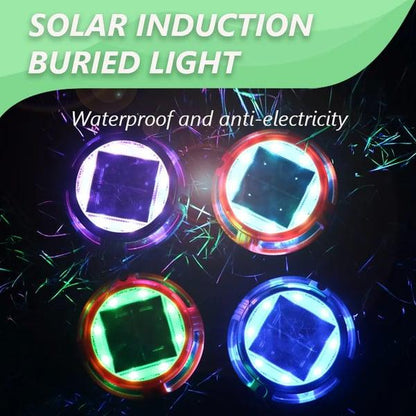 Lampe solaire enterrée d'extérieur Lighteme | Lot de 3