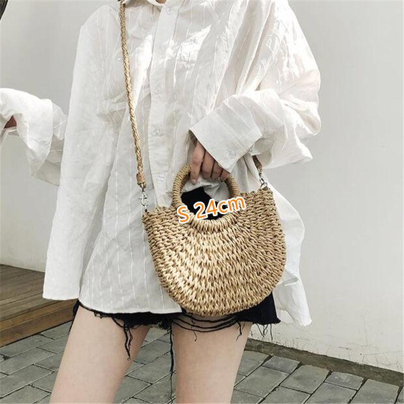 Lighteme Handgemachte Damen Taschen mondförmige Sommertaschen