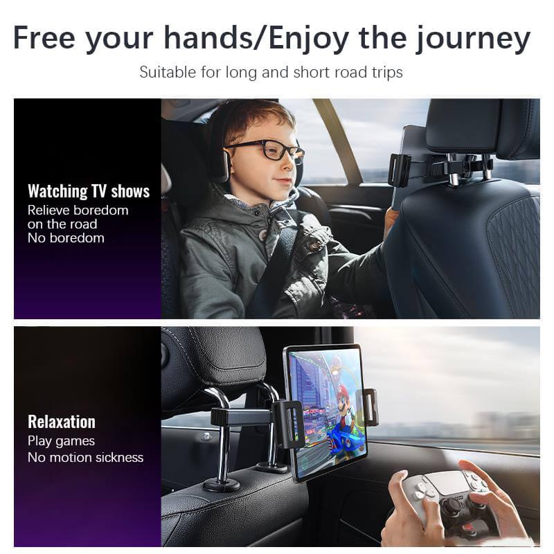 Lighteme 360° Kopfstützen-Tablet-/Telefonhalterung