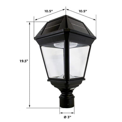 Lampe solaire Lighteme III | Blanc chaud et lumineux en un