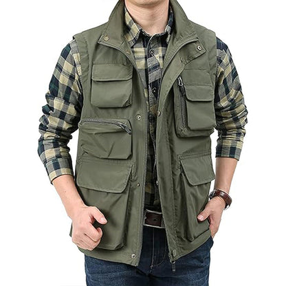 Gilet cargo utilitaire classique Lighteme pour homme