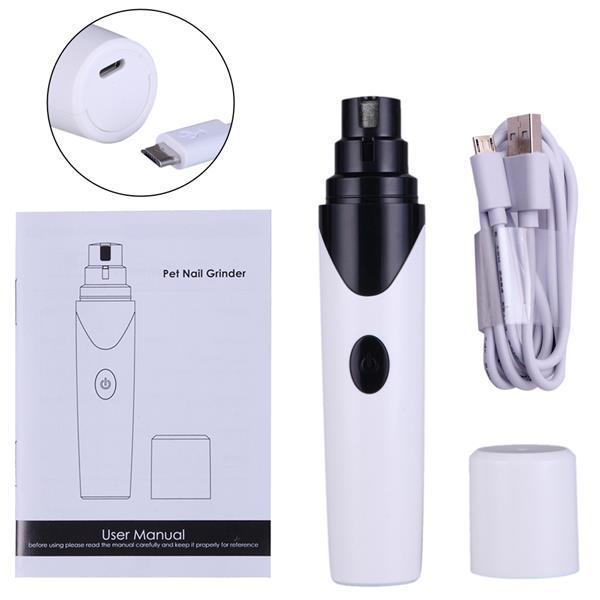 Lighteme Premium Rechargeable Painless Pet's Nail Grinder (Upgraded Version)