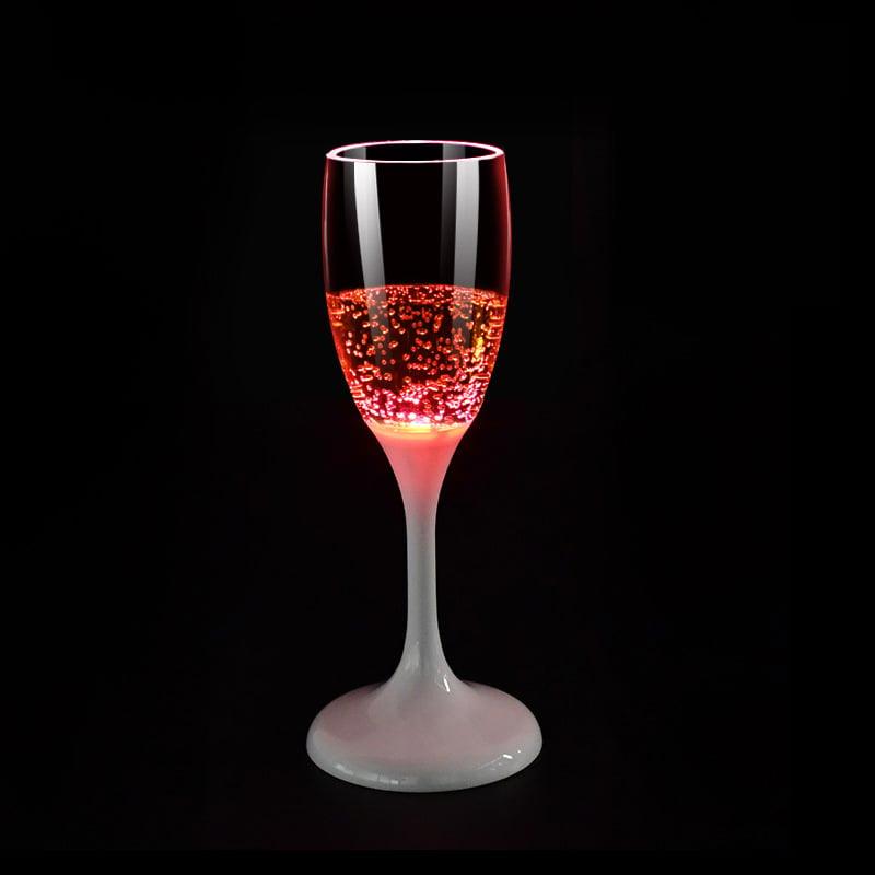 Lighteme LED-Champagnerglas | Bringen Sie mit einer funkelnden Note Licht in Ihre Feier!