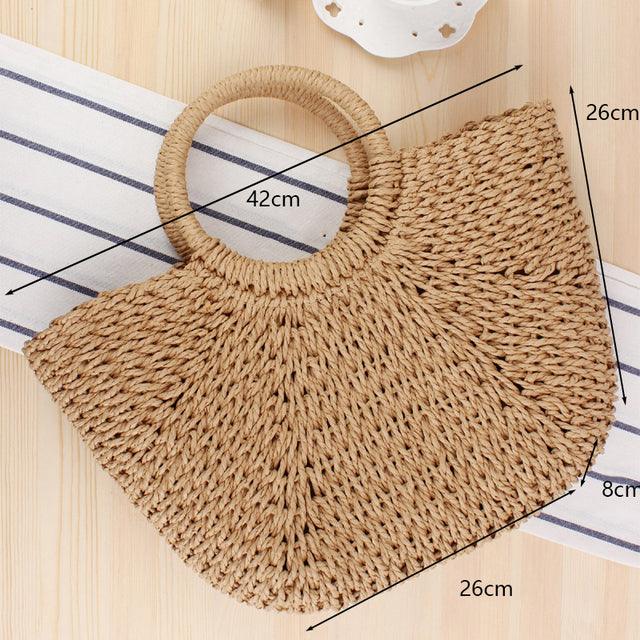 Lighteme Handgemachte Damen Taschen mondförmige Sommertaschen