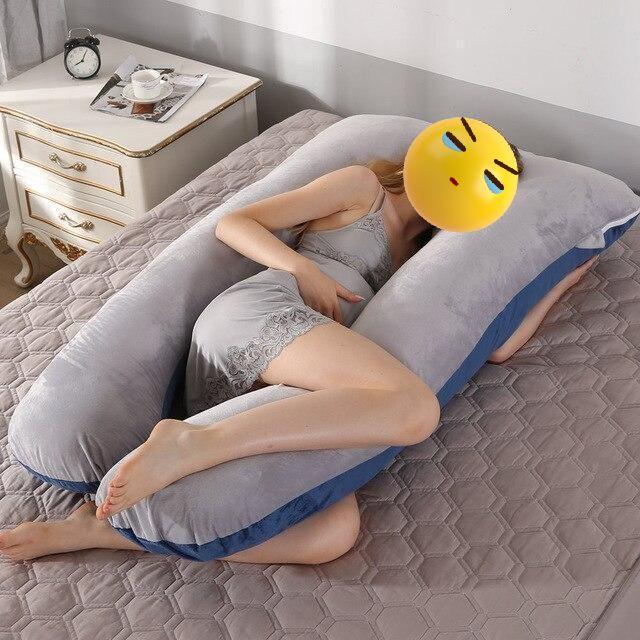 Coussin de grossesse Lighteme, coussin de maternité, coussin de corps en forme de U pour la grossesse