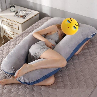 Coussin de grossesse Lighteme, coussin de maternité, coussin de corps en forme de U pour la grossesse