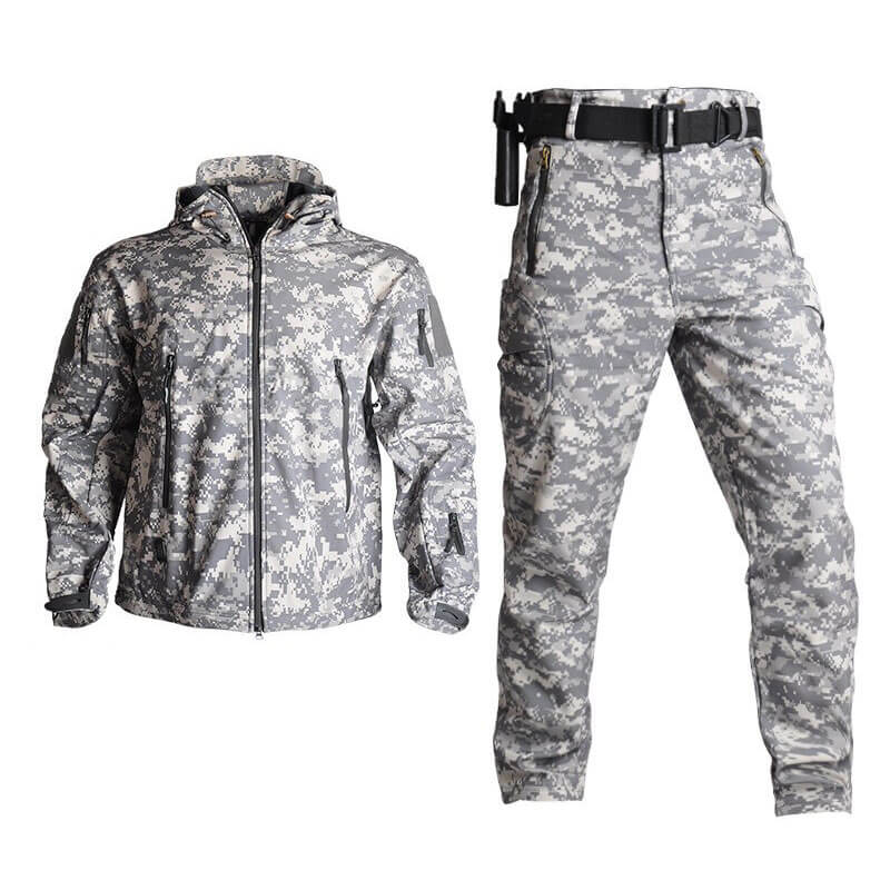 Combinaison Softshell imperméable pour homme Lighteme, uniforme tactique