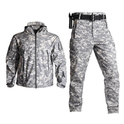 Combinaison Softshell imperméable pour homme Lighteme, uniforme tactique