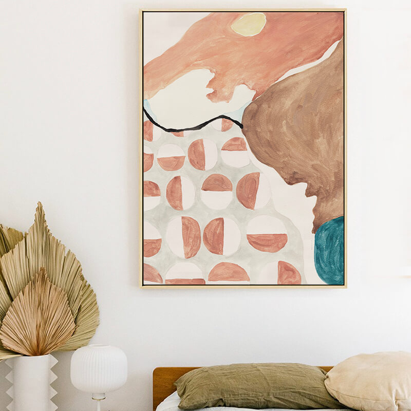 Peinture abstraite sur toile Lighteme