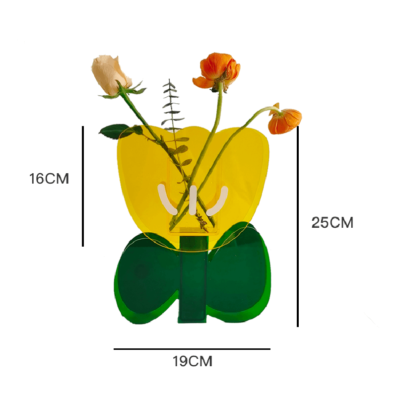 Lighteme Acrylvase in Blumenform