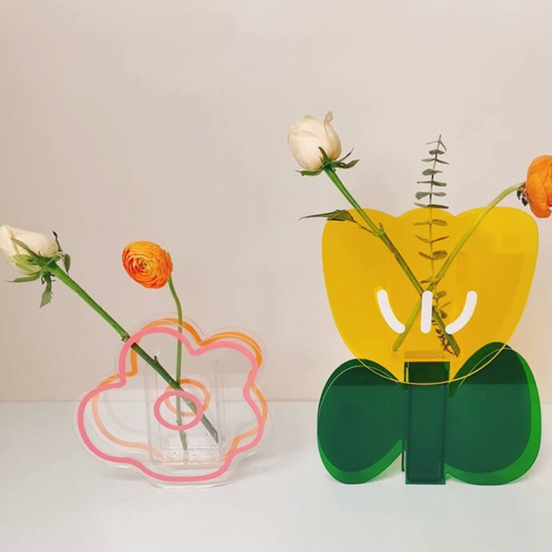 Lighteme Acrylvase in Blumenform