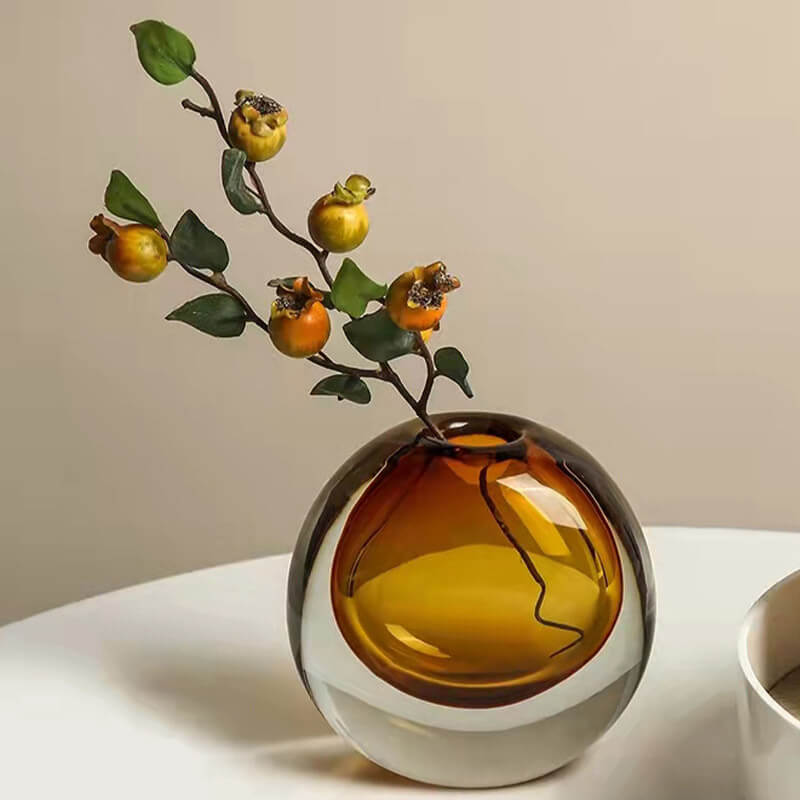 Lighteme Amber Creative Glass Vase