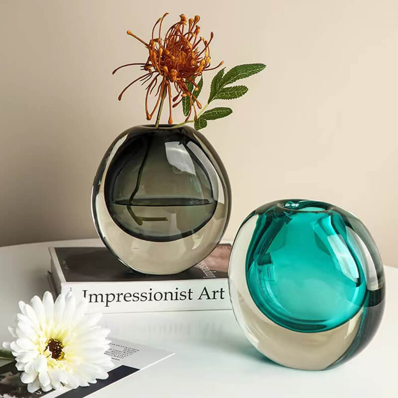 Lighteme Amber Creative Glass Vase