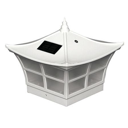 Lighteme Solar-Zaunkappenleuchte - Weiß