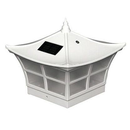 Lighteme Solar-Zaunkappenleuchte - Weiß