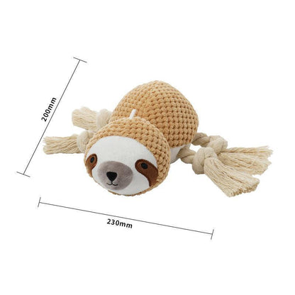 Lighteme Hundespielzeug in Tierform mit Quietschgeräusch (6 Farben)
