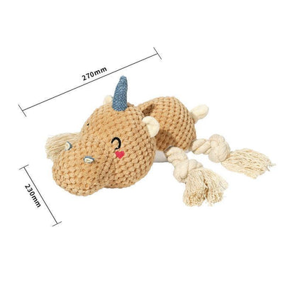 Lighteme Hundespielzeug in Tierform mit Quietschgeräusch (6 Farben)