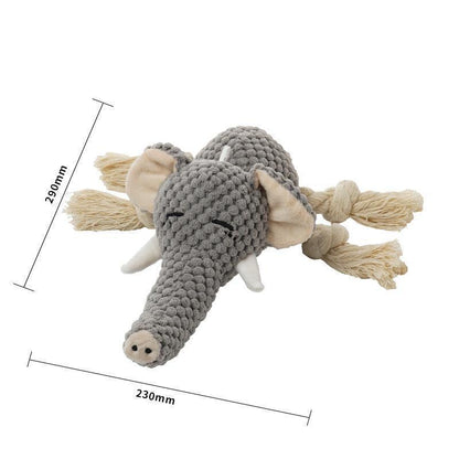 Lighteme Hundespielzeug in Tierform mit Quietschgeräusch (6 Farben)