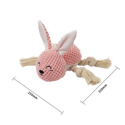 Lighteme Hundespielzeug in Tierform mit Quietschgeräusch (6 Farben)
