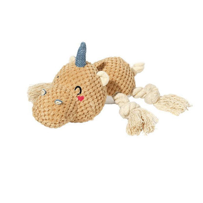 Lighteme Hundespielzeug in Tierform mit Quietschgeräusch (6 Farben)
