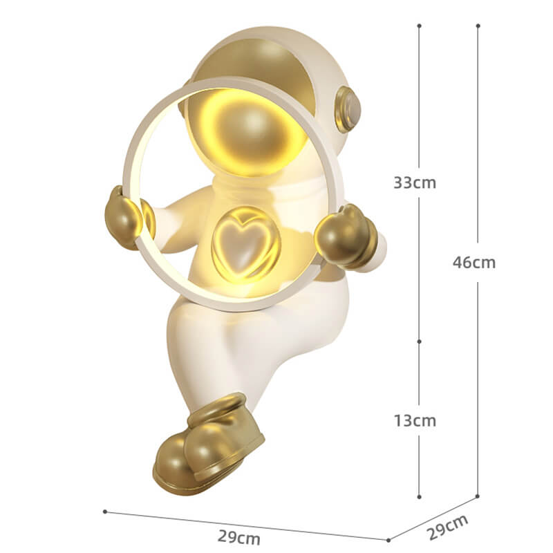 Lampe de table en résine Lighteme Astronaut Silhouette
