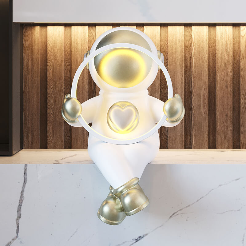 Lampe de table en résine Lighteme Astronaut Silhouette