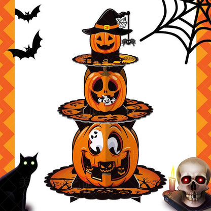 Présentoir à cupcakes Lighteme sur le thème d'Halloween