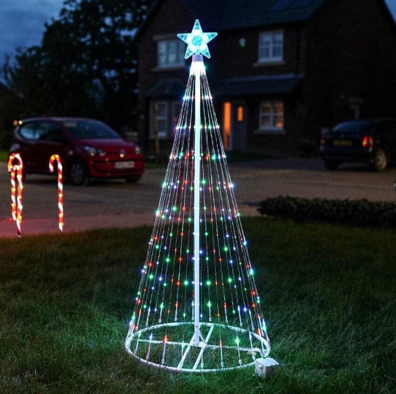 Lighteme Weihnachtsbaum-Lichtshow 