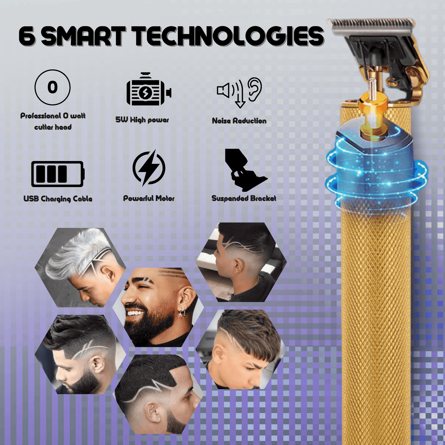 Tondeuse à cheveux électrique Lighteme