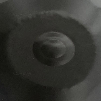 MiSoundofNature individuelle Handpan 22 Zoll 10/10+2 Noten F3 niedrige Pygmäen-Skala aus Edelstahl/nitriertem Stahl Hang Drum